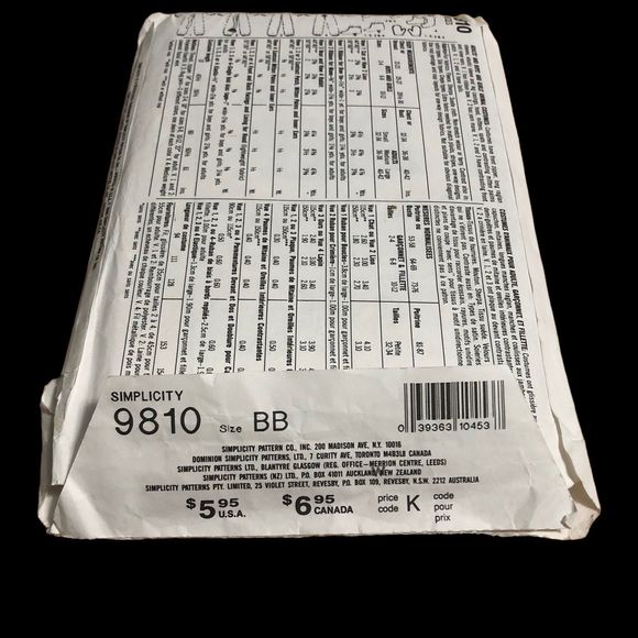 Vintage Simplicity Pattern 9142 6 outfits for toddler girl, Dress and BloomersS - Picture 5 of 6